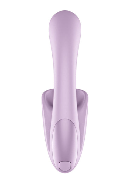 Satisfyer Tongue Expert - Violet 18 cm USB Rechargeable Vibrator with Flicking Clit Stimulator
