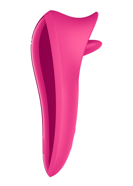 Satisfyer Tongue Master - Pink 14.4 cm USB Rechargeable Flicking Clitoral Stimulator