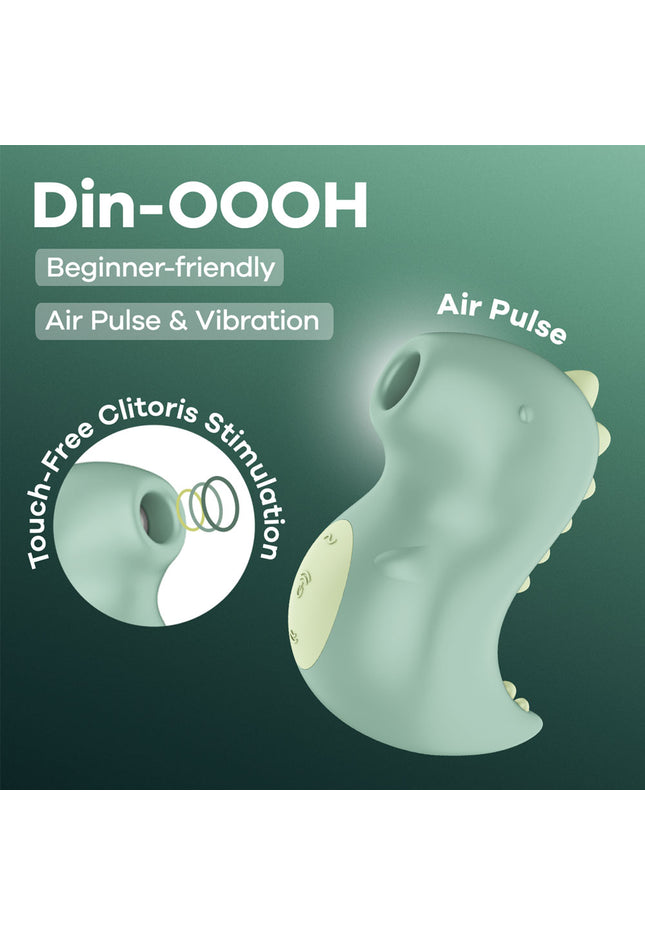 Satisfyer Din-OOOH - Mint Green USB Rechargeable Air Pulse Stimulator