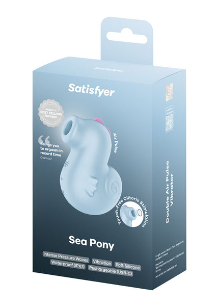 Satisfyer Sea Pony - Baby Blue USB-C Rechargeable Air Pulse Stimulator