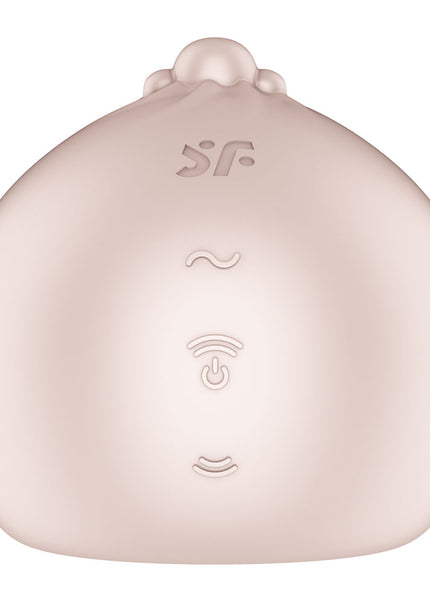 Satisfyer Mochi - Beige - Beige USB Rechargeable Air Pulse Stimulator