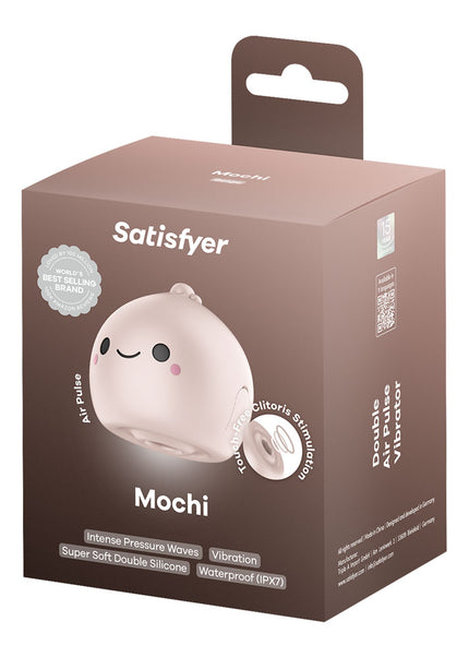 Satisfyer Mochi - Beige - Beige USB Rechargeable Air Pulse Stimulator