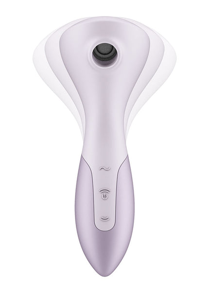 Satisfyer Wand-erful - Violet 15.8 cm USB Rechargeable Air Pulse Massage Wand