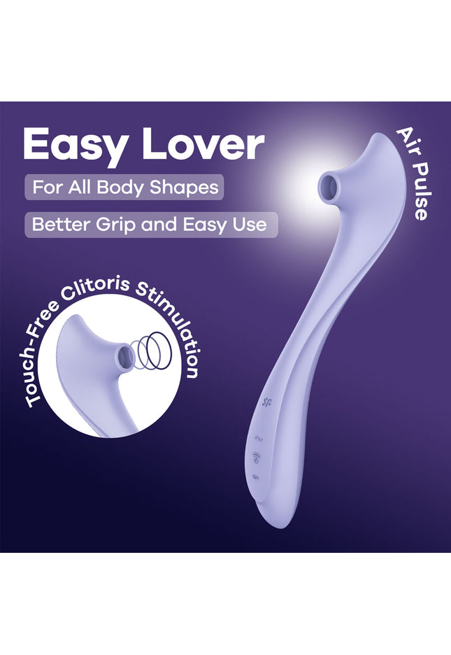 Satisfyer Easy Lover - Purple USB-C Rechargeable Air Pulse Clitoral Stimulator