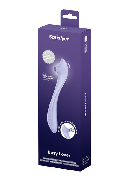 Satisfyer Easy Lover - Purple USB-C Rechargeable Air Pulse Clitoral Stimulator
