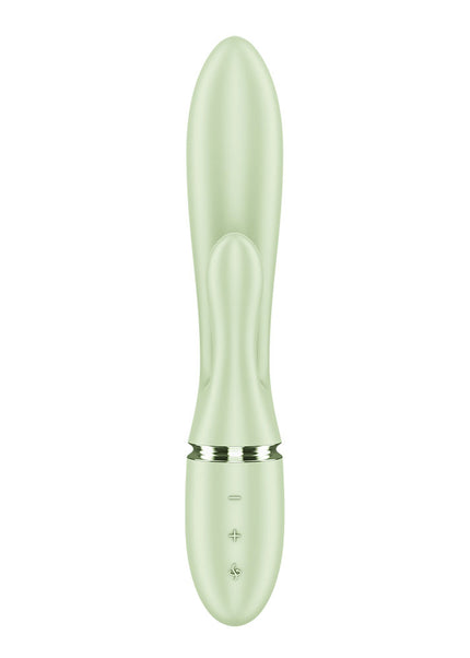 Satisfyer Pearl Bunny 2 - Light Green - Light Green 21.5 cm USB-C Rechargeable Rabbit Vibrator