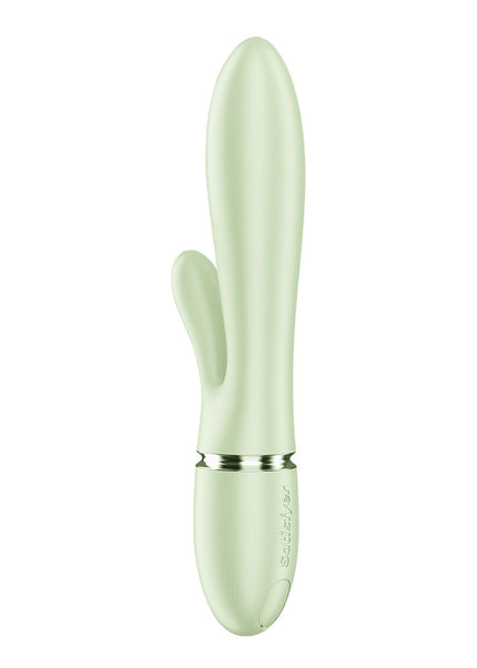 Satisfyer Pearl Bunny 2 - Light Green - Light Green 21.5 cm USB-C Rechargeable Rabbit Vibrator