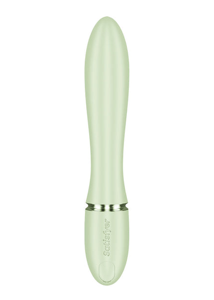 Satisfyer Pearl Bunny 2 - Light Green - Light Green 21.5 cm USB-C Rechargeable Rabbit Vibrator