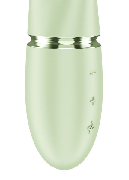 Satisfyer Pearl Bunny 2 - Light Green - Light Green 21.5 cm USB-C Rechargeable Rabbit Vibrator