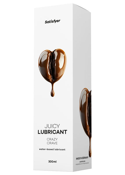 Satisfyer Juicy Lubricant 300 ml Crazy Crave - Coffee Scented Water Based Lubricant - 300 ml Bottle