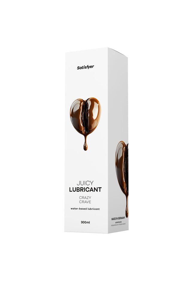 Satisfyer Juicy Lubricant 300 ml Crazy Crave - Coffee Scented Water Based Lubricant - 300 ml Bottle