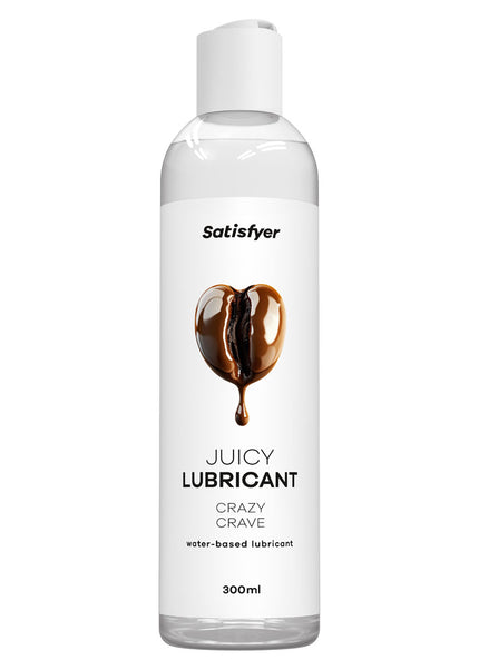 Satisfyer Juicy Lubricant 300 ml Crazy Crave - Coffee Scented Water Based Lubricant - 300 ml Bottle