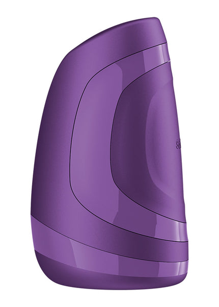 Satisfyer Men Heat Vibration - Battery Series - Purple Heating and Vibrating Masturbator