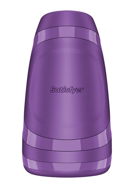 Satisfyer Men Heat Vibration - Battery Series - Purple Heating and Vibrating Masturbator