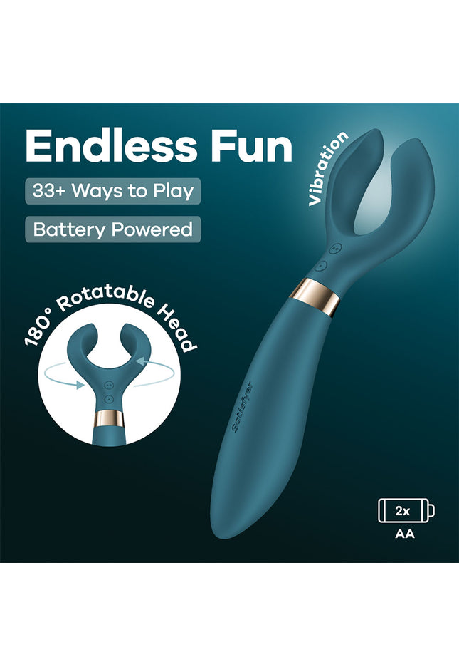 Satisfyer Endless Fun - Battery Series - Green 23.5 cm Stimulator