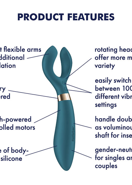 Satisfyer Endless Fun - Battery Series - Green 23.5 cm Stimulator