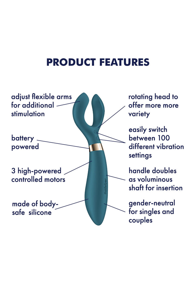 Satisfyer Endless Fun - Battery Series - Green 23.5 cm Stimulator