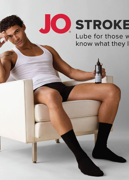 JO Stroker Lube - 240ml - Water Based Stroker Lubricant - 240 ml Bottle