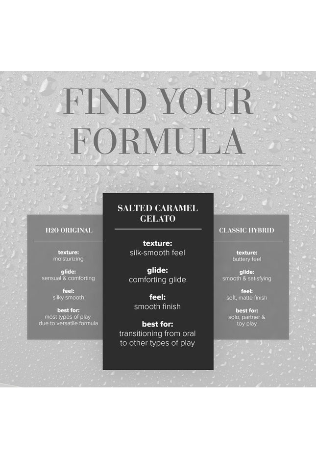 JO Gelato Salted Caramel Lube - 30 mL - Salted Caramel Flavoured Water Based Lubricant - 30 ml Bottle