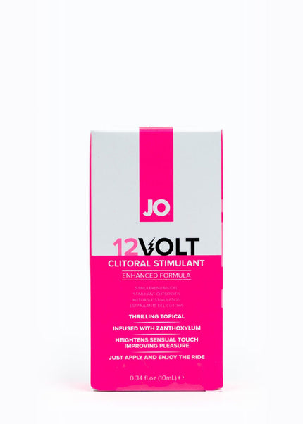 JO 12 Volt Clitoral Stimulant - 10 mL - Stimulating Gel for Women - 10 ml Tube