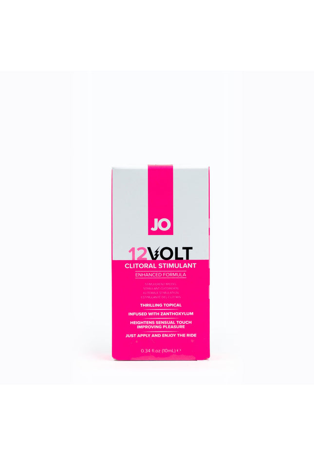 JO 12 Volt Clitoral Stimulant - 10 mL - Stimulating Gel for Women - 10 ml Tube