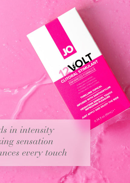 JO 12 Volt Clitoral Stimulant - 10 mL - Stimulating Gel for Women - 10 ml Tube