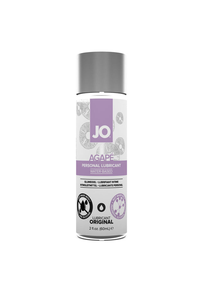 JO Agape Original Lube - 60 mL - Water Based Lubricant for Sensitive Skin - 60 ml Bottle