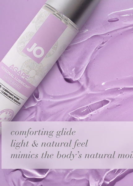 JO Agape Original Lube - 60 mL - Water Based Lubricant for Sensitive Skin - 60 ml Bottle