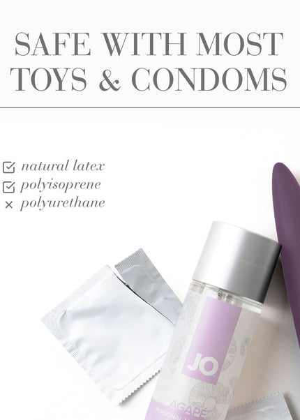 JO Agape Original Lube - 60 mL - Water Based Lubricant for Sensitive Skin - 60 ml Bottle