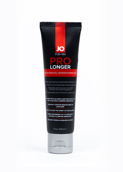 JO Prolonger Gel - 60 mL - Penis Desensitising Gel - 60 ml Tube