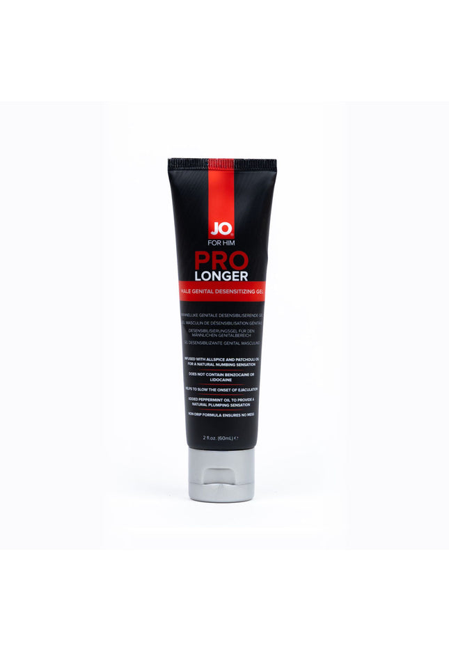 JO Prolonger Gel - 60 mL - Penis Desensitising Gel - 60 ml Tube