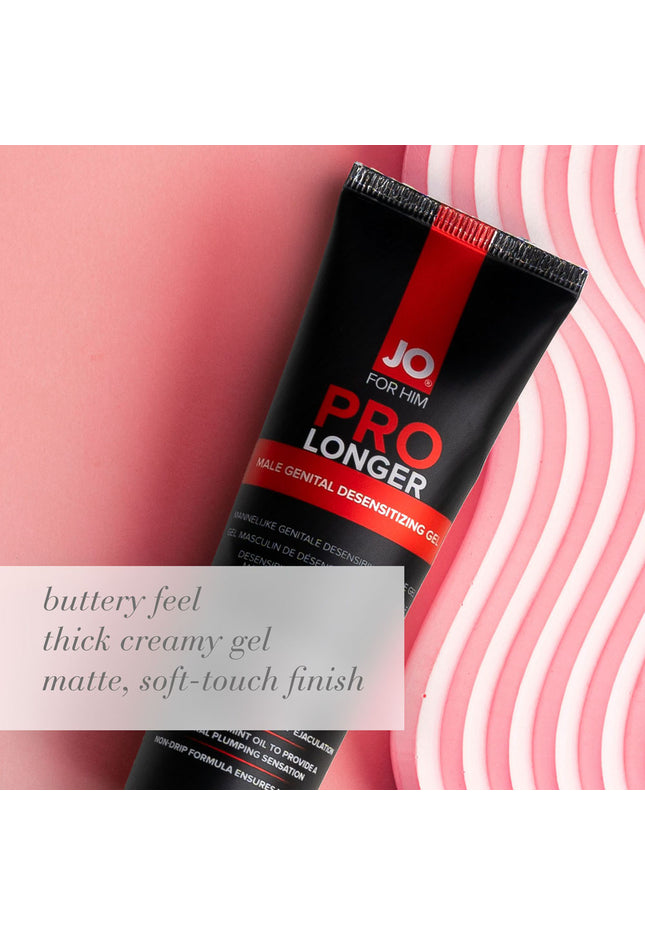 JO Prolonger Gel - 60 mL - Penis Desensitising Gel - 60 ml Tube