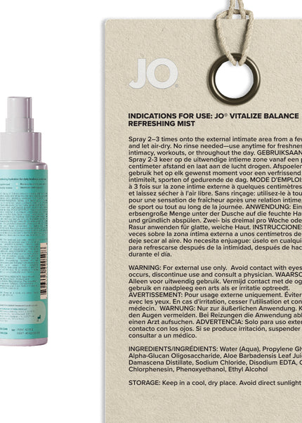 JO Vitalize - Balance Refreshing Mist - 60 ml Bottle