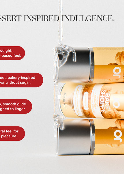 JO Bake Shoppe - Orange Creampuff - Orange Creampuff Flavoured Water Based Lubricant - 60 ml Bottle