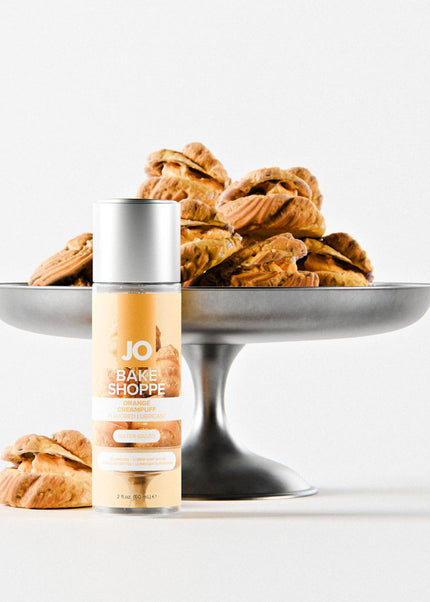 JO Bake Shoppe - Orange Creampuff - Orange Creampuff Flavoured Water Based Lubricant - 60 ml Bottle