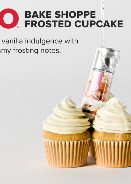 JO Bake Shoppe - Frosted Cupcake - Frosted Cupcake Flavoured Water Based Lubricant - 60 ml Bottle