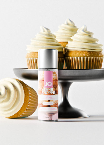 JO Bake Shoppe - Frosted Cupcake - Frosted Cupcake Flavoured Water Based Lubricant - 60 ml Bottle