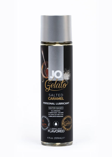 JO Gelato Salted Caramel Lube - 120 mL - Salted Caramel Flavoured Water Based Lubricant - 120 ml