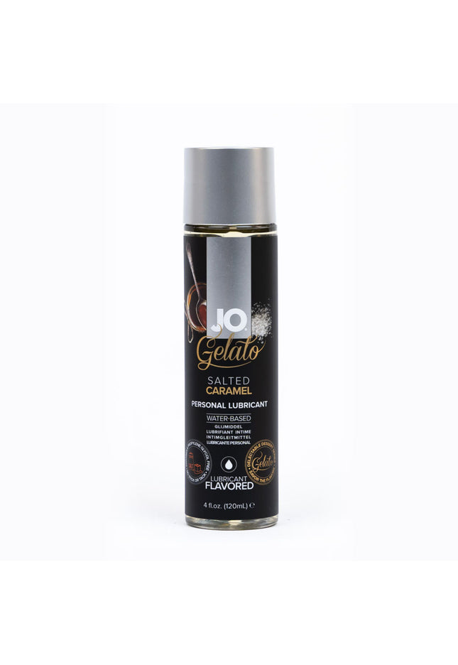 JO Gelato Salted Caramel Lube - 120 mL - Salted Caramel Flavoured Water Based Lubricant - 120 ml