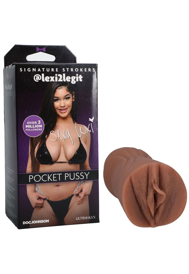Girls Of Social Media @lexi2legit Pocket Pussy - Tan Vagina Stroker