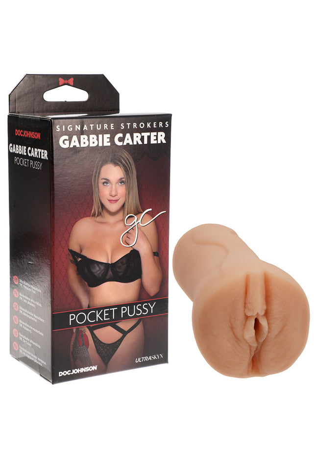 Gabbie Carter UltraSkyn Pocket Pussy - Flesh Vagina Stroker