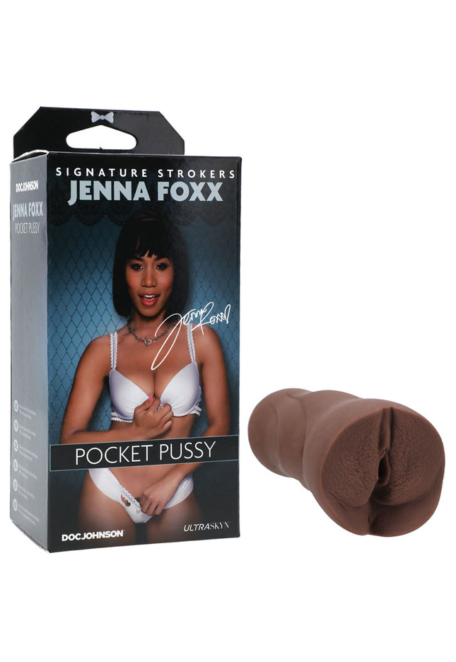 Jenna Foxx UltraSkyn Pocket Pussy - Brown Vagina Stroker