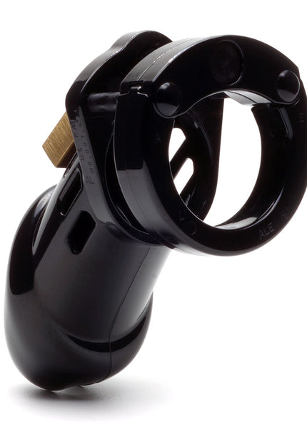 CB-6000 Chastity Cock Cage Kit - Black - Black 3.25 Inch Cock Cage Kit