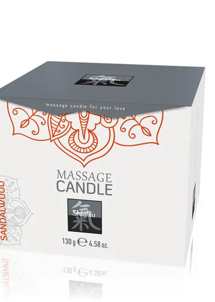 Shiatsu Massage Candle - Sandalwood Scented - 130 gram