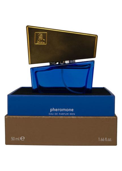 Shiatsu Pheromone Eau De Parfum Men - Dark Blue - Pheromone Fragrance for Men - 50 ml