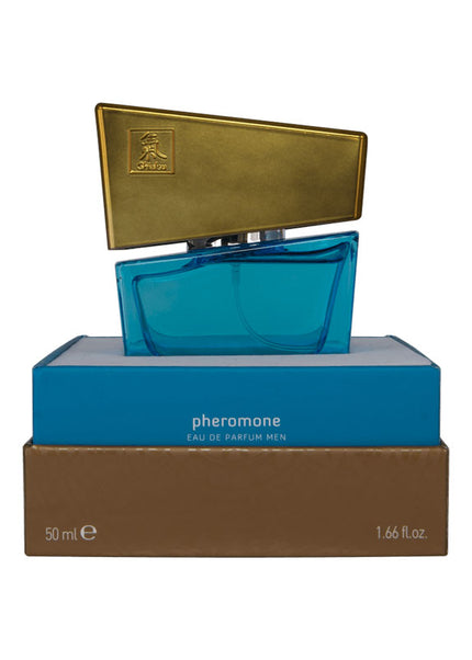 Shiatsu Pheromone Eau De Parfum Men - Light Blue - Pheromone Fragrance for Men - 50 ml
