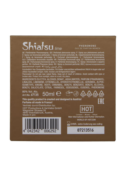 Shiatsu Pheromone Eau De Parfum Women - Lime - Pheromone Fragrance for Women - 50 ml