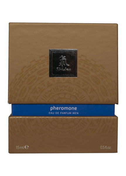Shiatsu Pheromone Eau De Parfum Men - Dark Blue - Pheromone Fragrance for Men - 15 ml