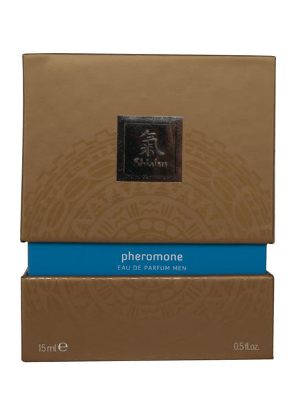 Shiatsu Pheromone Eau De Parfum Men - Light Blue - Pheromone Fragrance for Men - 15 ml