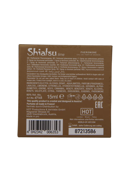 Shiatsu Pheromone Eau De Parfum Women - Lime - Pheromone Fragrance for Women - 15 ml